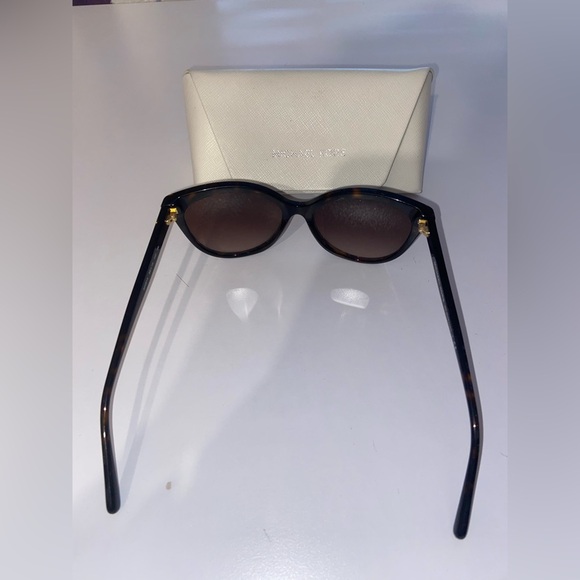 Michael Kors Jan MK2045 55mm Dark Tortoise Brown Gradient Sunglasses w/ Case - Picture 2 of 11